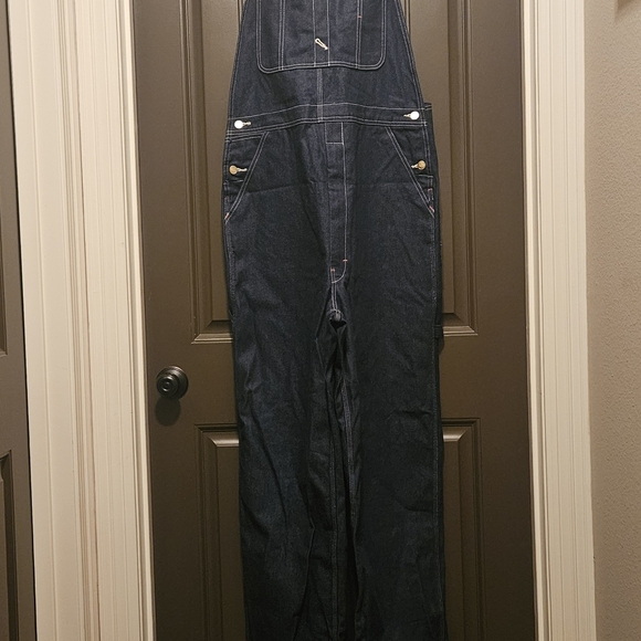 NWOT DICKIES Men'sIndigoBibOveralls-tag says34x34;BUT,fit like 38x36..Mislabeled - Picture 7 of 10